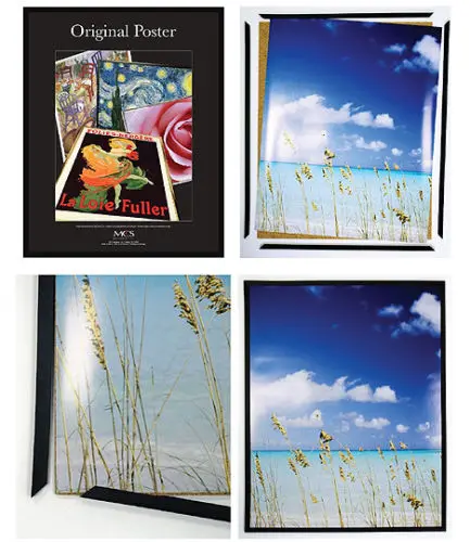 MCS 20x30 Original Poster Frames Black w/ (Same Shipping Any Qty)