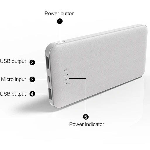 Hot Products 2020 New Promotional Gift Consumer Electronics Travel Power Bank 10000mah, Portable Charger 10000mAh