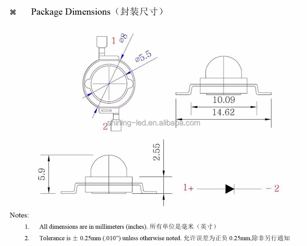 Remote Control Emitter Transmitter Light sources 1W 2W 3W 5W High Power IR LED 940nm Diode