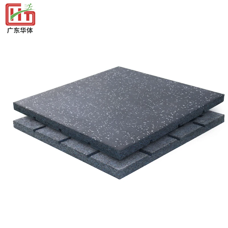 50Cm*50Cm*20Mm High Quality Foaming Bottom Gym Rubber Floor Mat Shock Absorber Gym Flooring Rubber