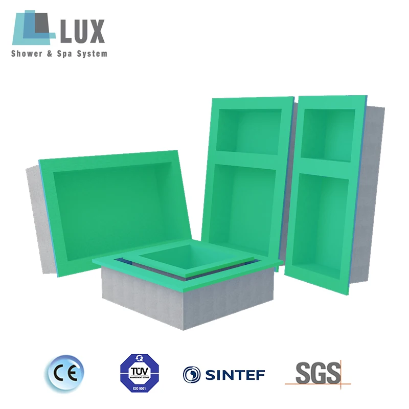 EPS Shower Niche with cement coating