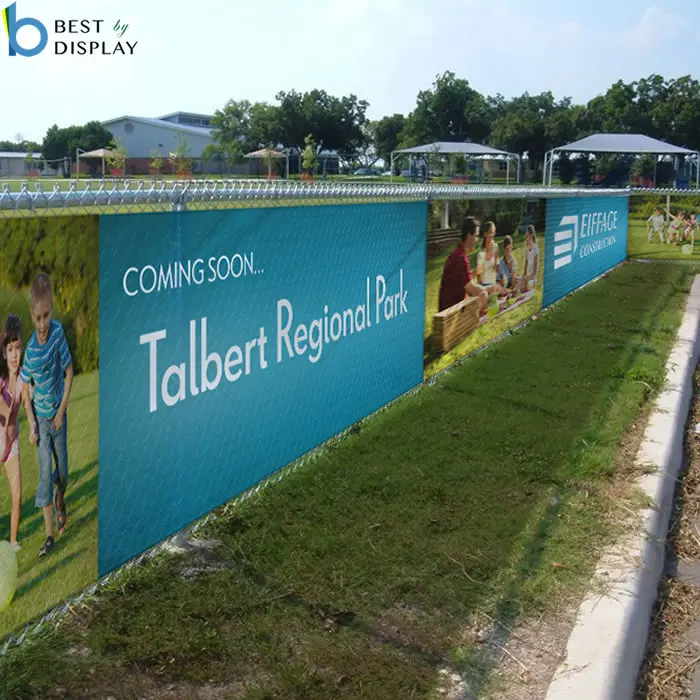 Custom fence wrap advertising graphic banners,outdoor event mesh banner