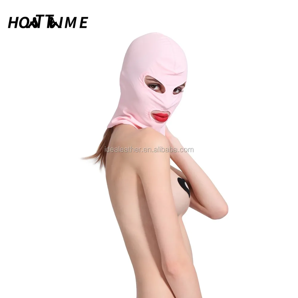 Factory Price Flirting Bondage Headgear Bondage Mask Sex Toys Fetish For Couples Elastic Fabric SM TOYS Stock