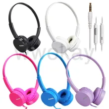 Over Head Boys Girls Kids Childs Teens STEREO DJ Headband Headphones Headset Earphones With Mic For iPhone iPod iPad Call Phone