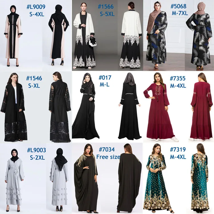 Latest loose design quality assurance abaya black