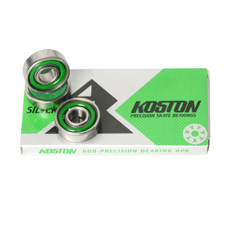 KOSTON профессиональный уровень качества 608 RS ABEC-7 конический роликовый подшипник хромистой стали скейтборд подшипники