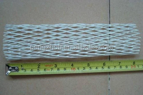 
PE mesh sleeve tubular protection net for metal tube 