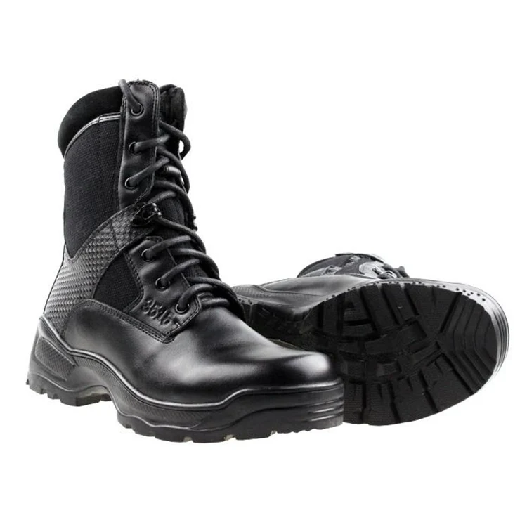Reliable and Cheap Natural Rubber Sole Waterproof Indian Army Combat Boots