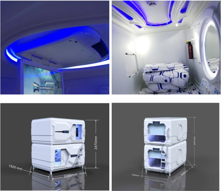 STARSDOVE Capsule Hotel/ Modern Container House/Sleep Box/Nap Pod