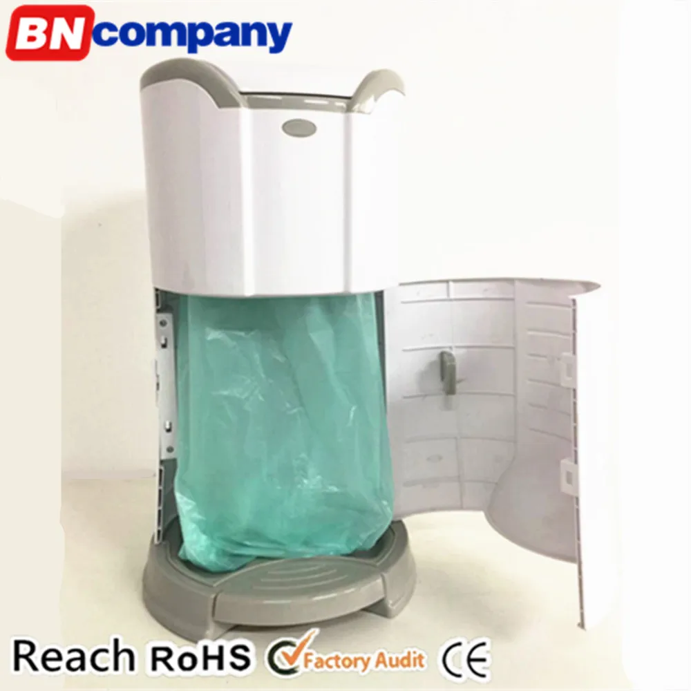 BNcompany 12 Meters Garbage Bag Smart Plastic Pedal Diaper Pail Waste Bin