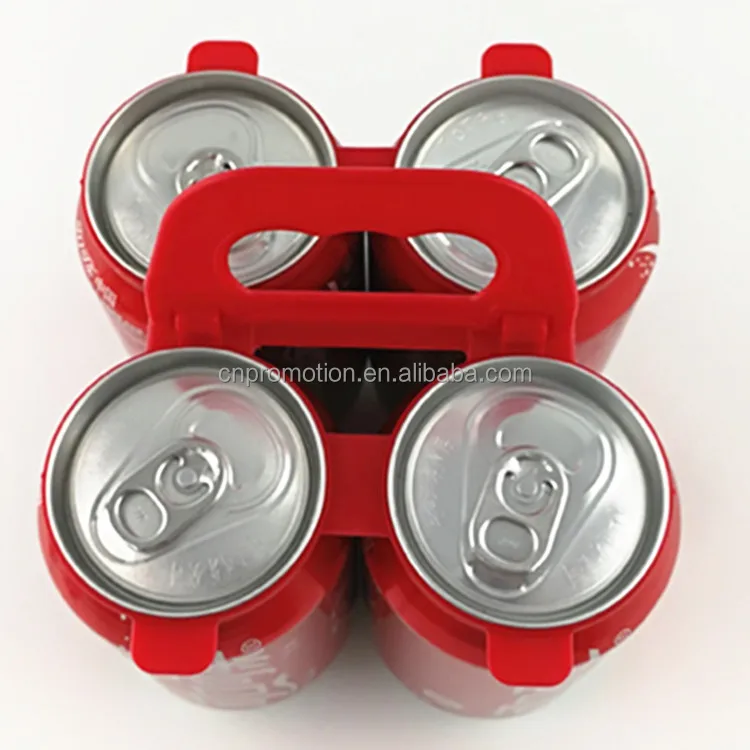 4 упаковки, пластиковый изолированный держатель для пивных банок, ручка для сока