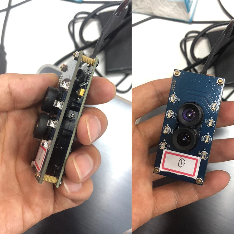 China OEM ODM 2MP Dual Lens  USB2.0 Liveness Detection High Speed Face Recognition Camera with Software SDK