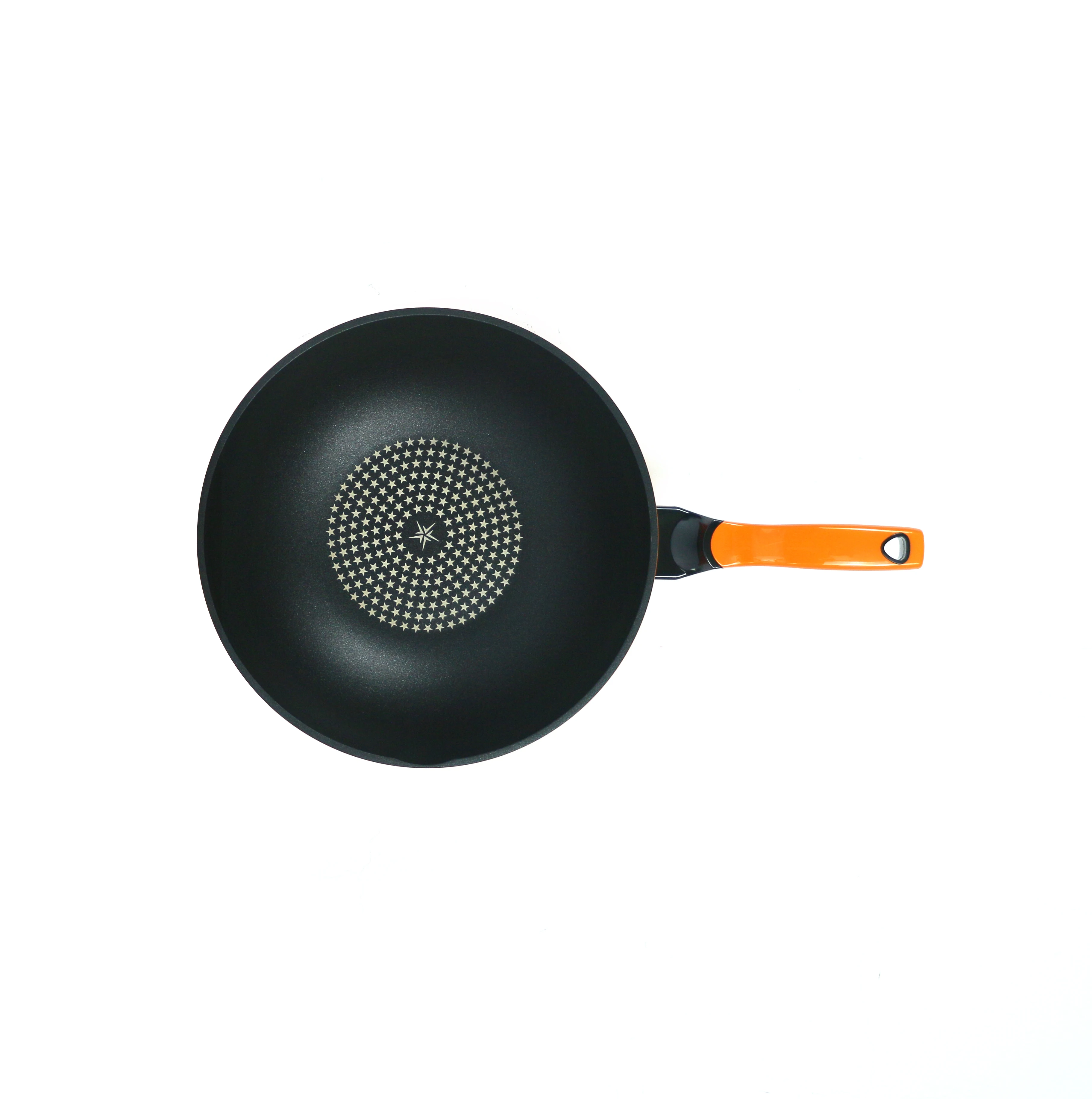 die-casting aluminum cookware Chinese wok non-stick