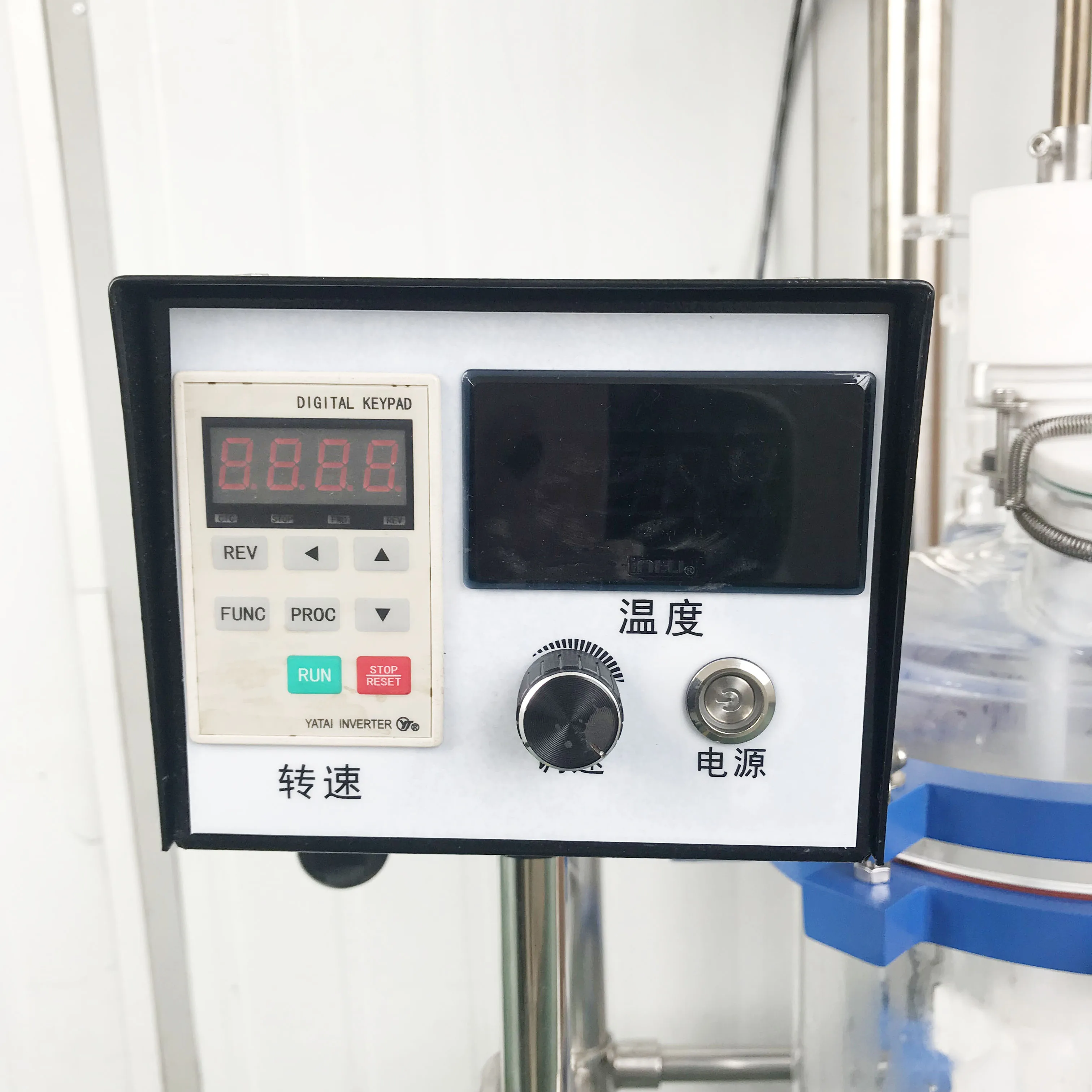 Hot sale Bioreactor 10L Chemical separator single layer glass reactor