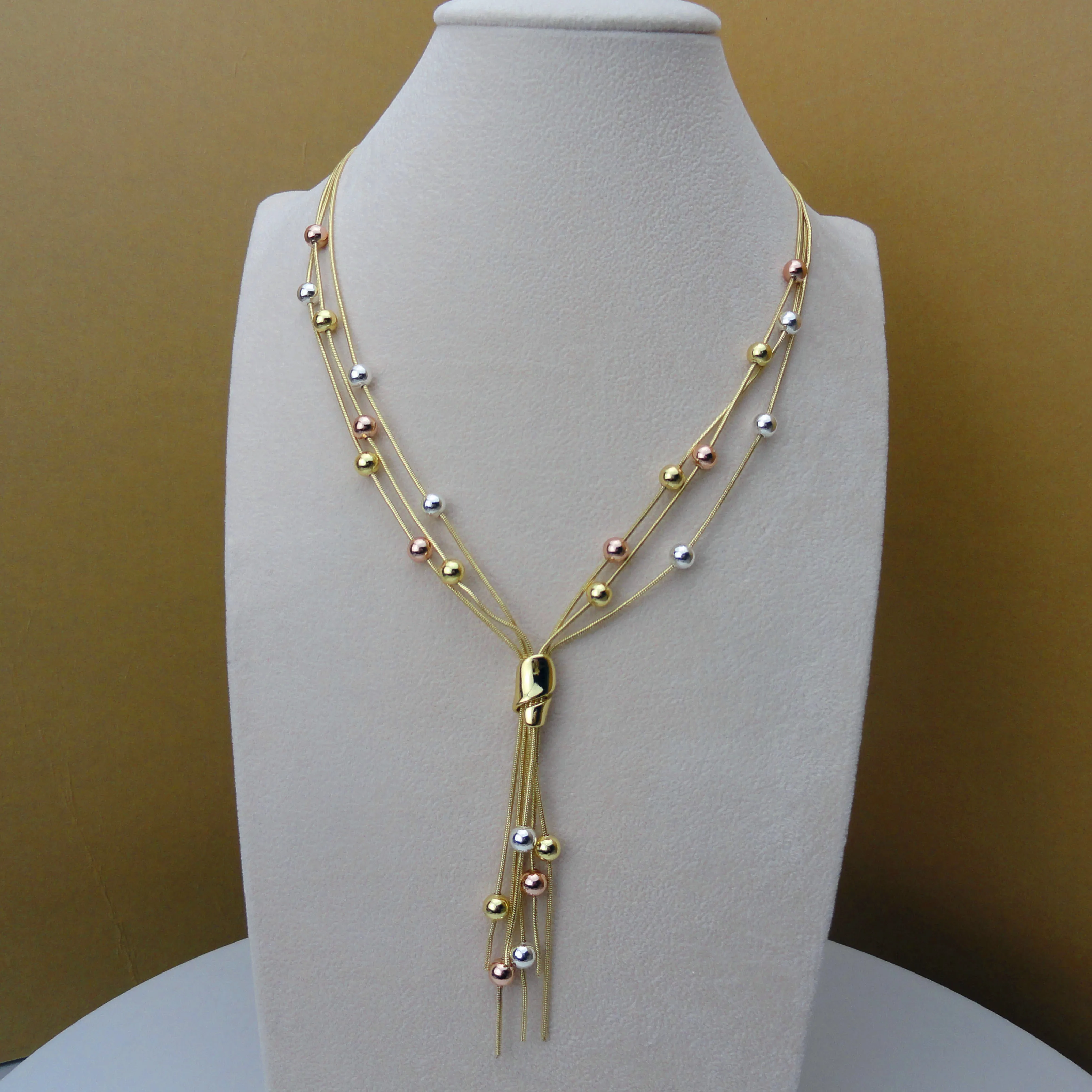 Yuminglai  Simple Jewelry Chains Necklace Dubai Jewelry Sets for Women FHK5804