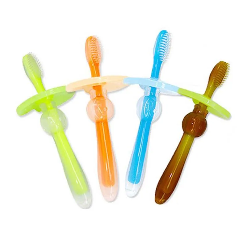 eco friendly food grade soft baby training toothbrush,silicone toothbrush baby