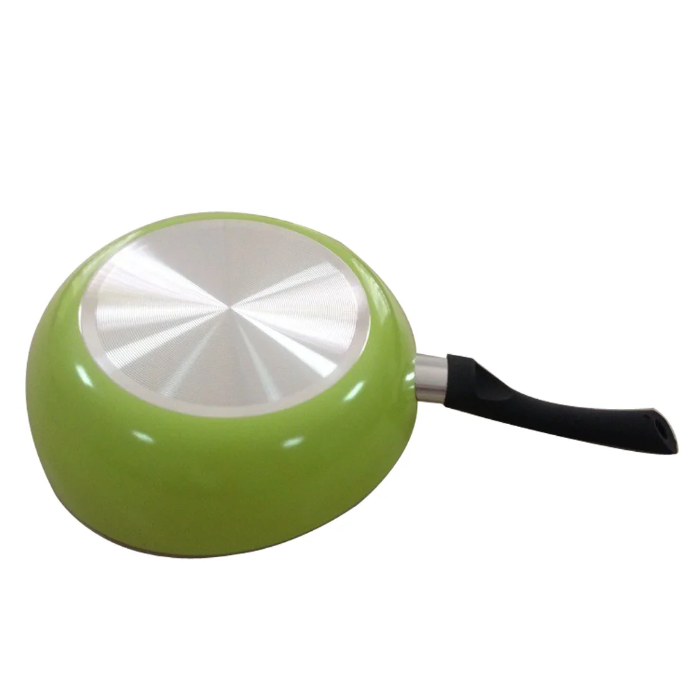 High Quality Easy-tossing Blue Green Boomerang Pan with Machined Bottom