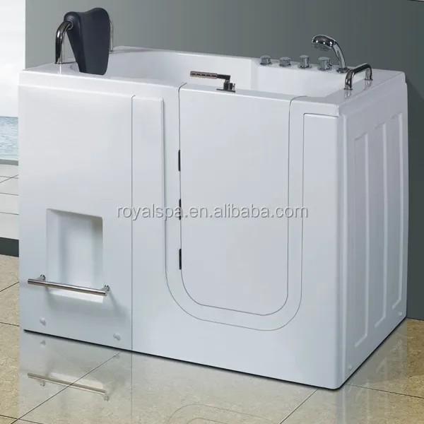 
Walk in tub shower combo with seat bathtub for disabled people 