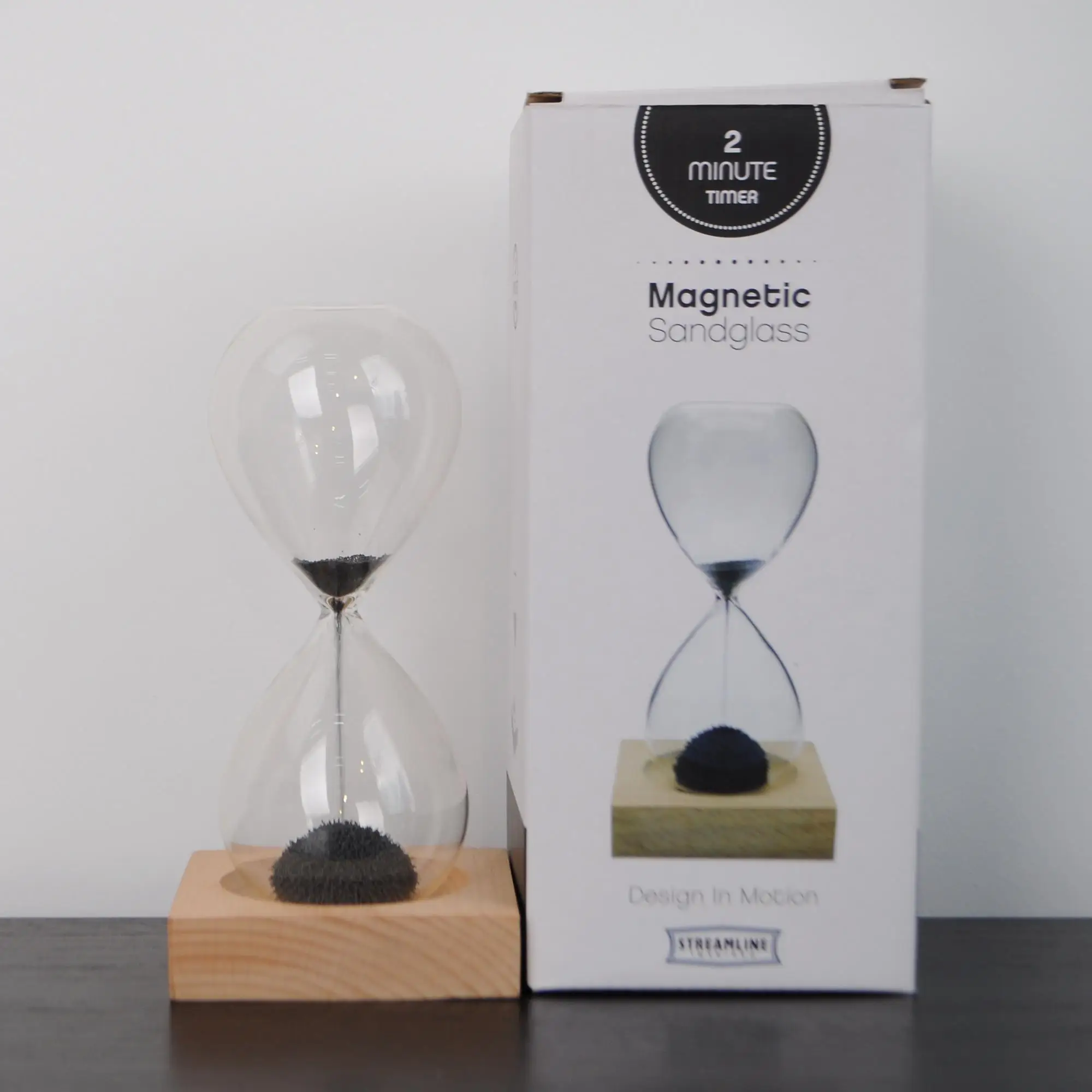 
Hand Made 30SEC permanent color Glass Sand Timer Hourglass Magnetic Sand Timer Promotional Gifts 
