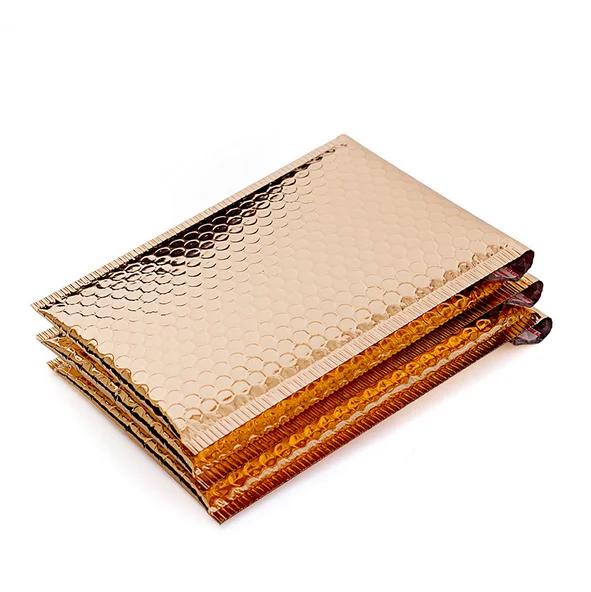 
Wholesale light rose gold envelopes bubble bags for clothes 
