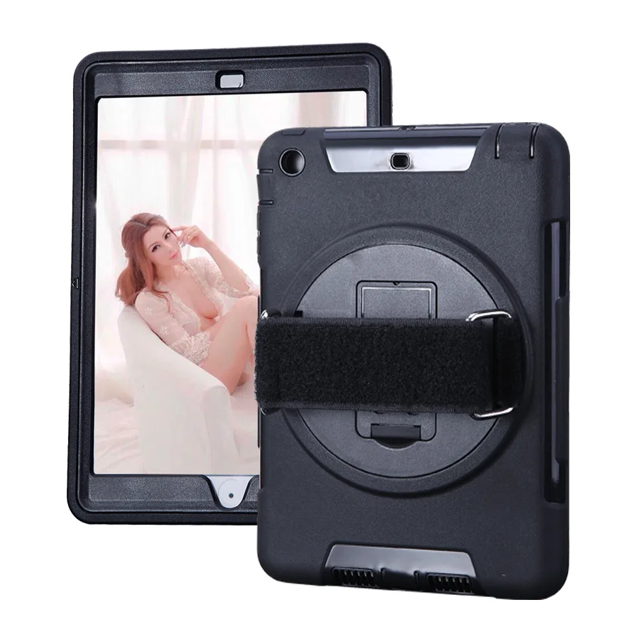 Rugged Shockproof Back Cover For Ipad Mini 123 With Shoulder Strap,For Ipad Mini 2 Case