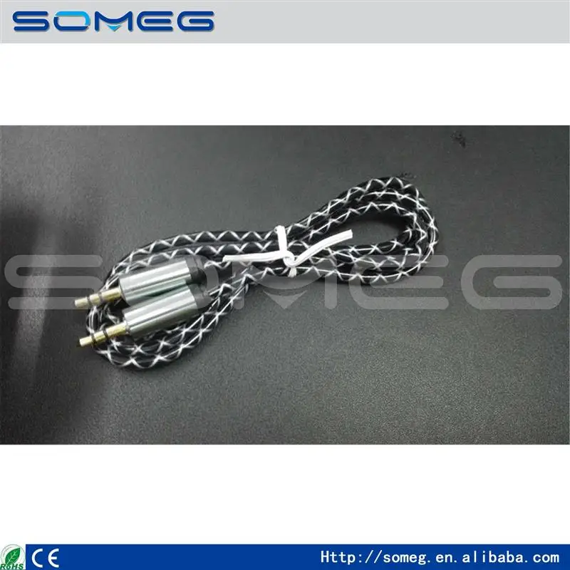 Дешевые импортные продукты высокоскоростного выхода кабель аудио кабель для hd tv между мужчинами наушников сплиттер джек 3.5