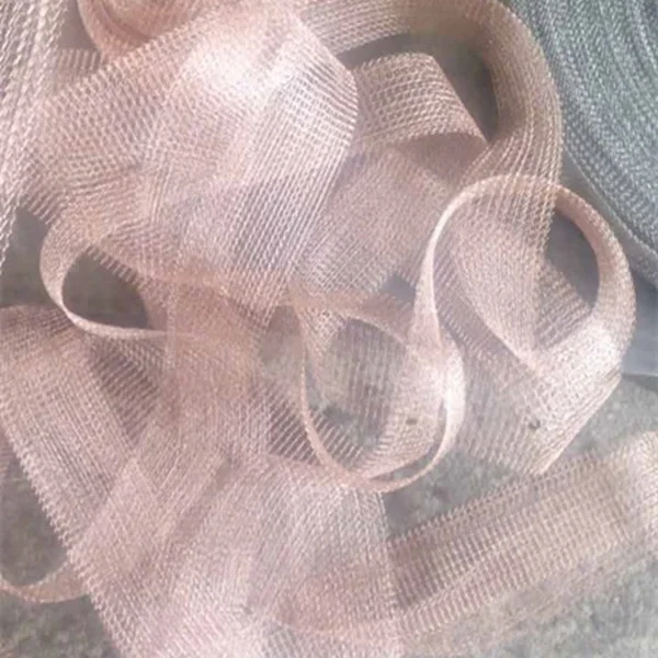 Copper Titanium Stainless Steel Knitted Wire Mesh Gas-liquid Filter Mesh