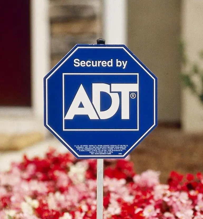 China factory Custom American reflective home adt security sign
