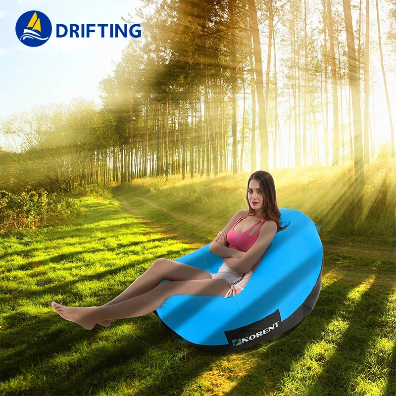 
Wholesale Inflatable Air Chair Bed Outdoor Camping Beach Lazy Sofa Waterproof Fast Fabric Inflat Camping Sleeping Bag 