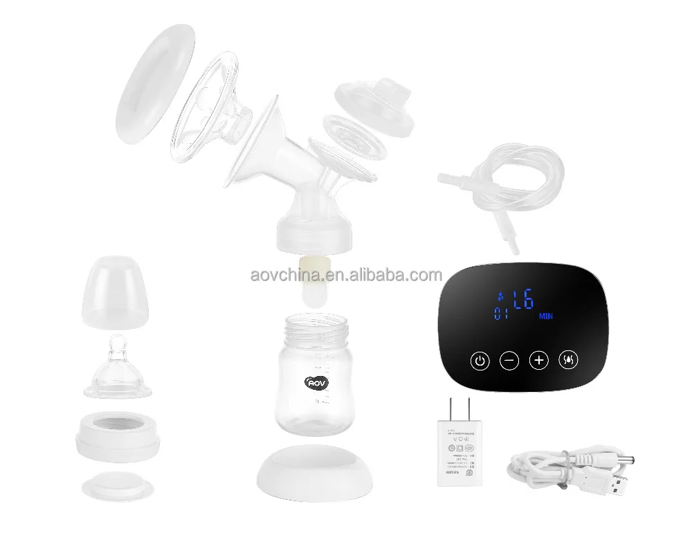 CE APPROVED Microcomputer frequency conversion LED touch screen electronic breast pump for first year mom BPA FREE
