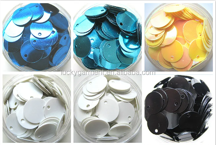 30 мм блестки с боковыми отверстиями для домашних животных большие блестки аппликации для DIY и одежды