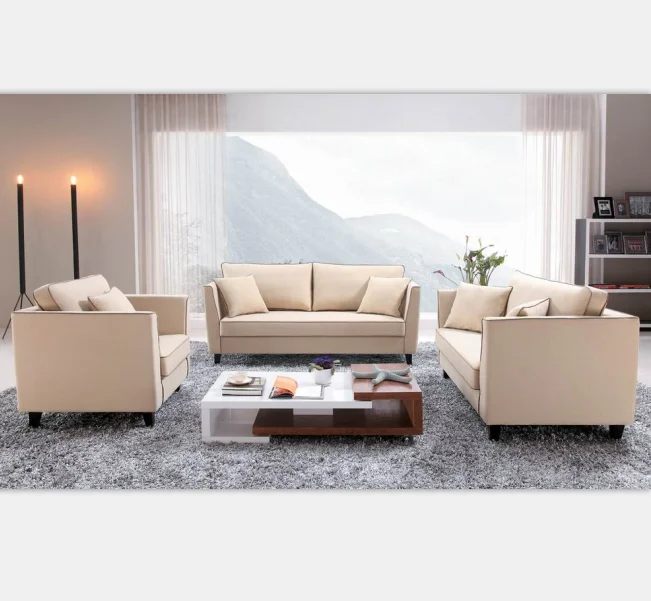 Elegant Living Room Sofa Set Home Furniture Sofa 1+2+3 Seater