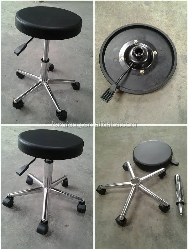 Дешевый хромированный высокий стул с регулируемой высотой