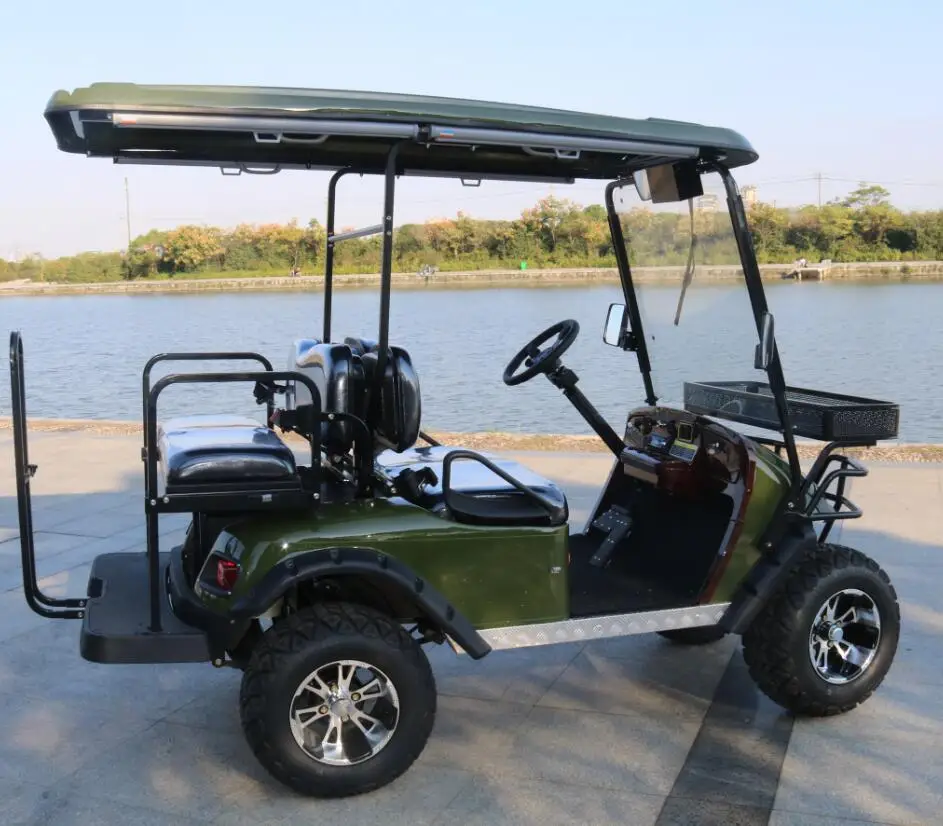 cheap strong 4000w electric golf cart hunting golf cart with CE approved