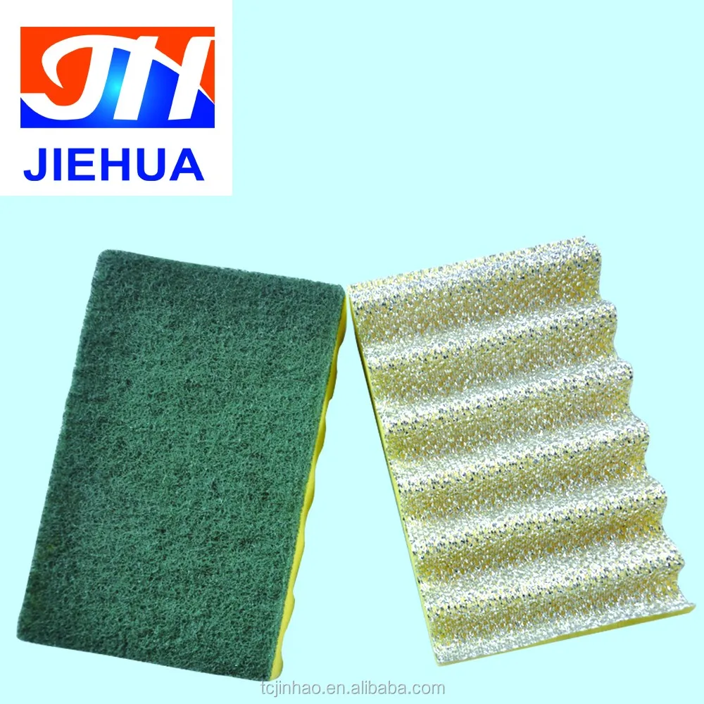 Soft scouring kitchen cleaning sponge for pot