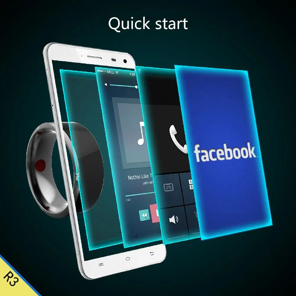 JAKCOM R3 Smart Ring Hot sale with Smart Accessories as pc case celular android goophone