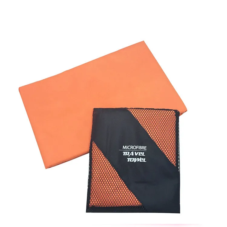 wholesale outdoor exercise yogaRecycled  microfiber towel with bag RPET beach towel microfiber