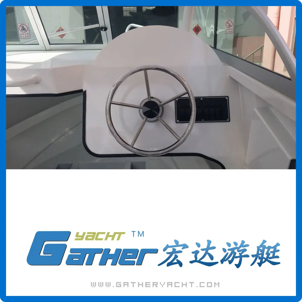 Gather Sport 6.25m 21ft Yacht Luxury Speed Boat Aluminium Cuddy Cabin Fishing Boat for Sale