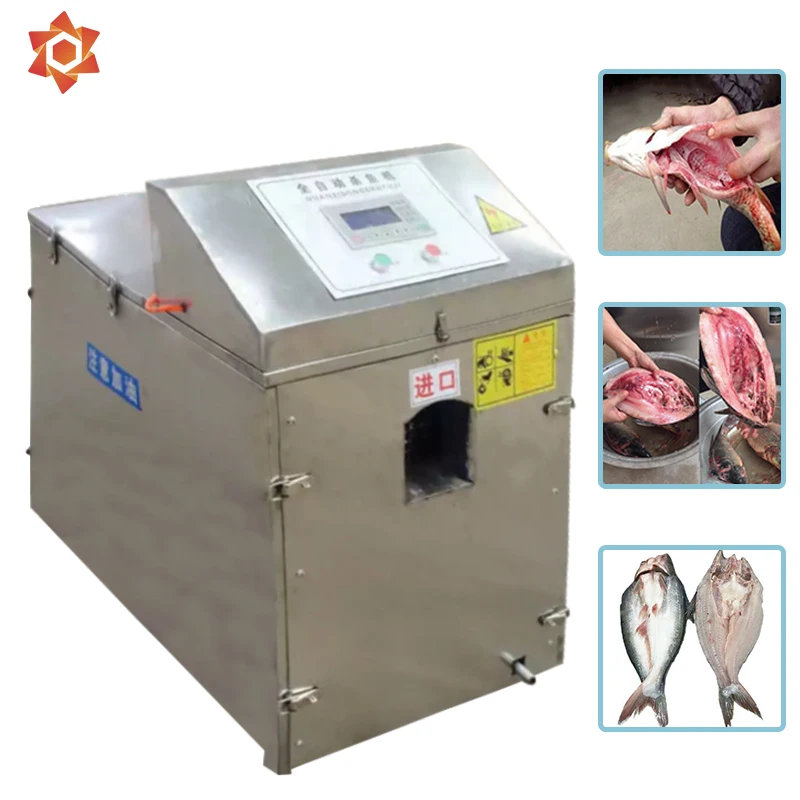 Fish meat skinning fillet kill cutting cleaning fish processing machines