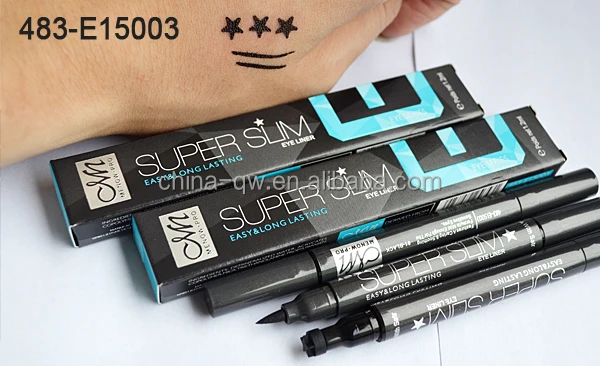 Menow E15003 Makeup Waterproof Liquid Eyeliner with Star Stamp Magic Long Lasting Liquid Eyeliner Black Liquid Common Makeup
