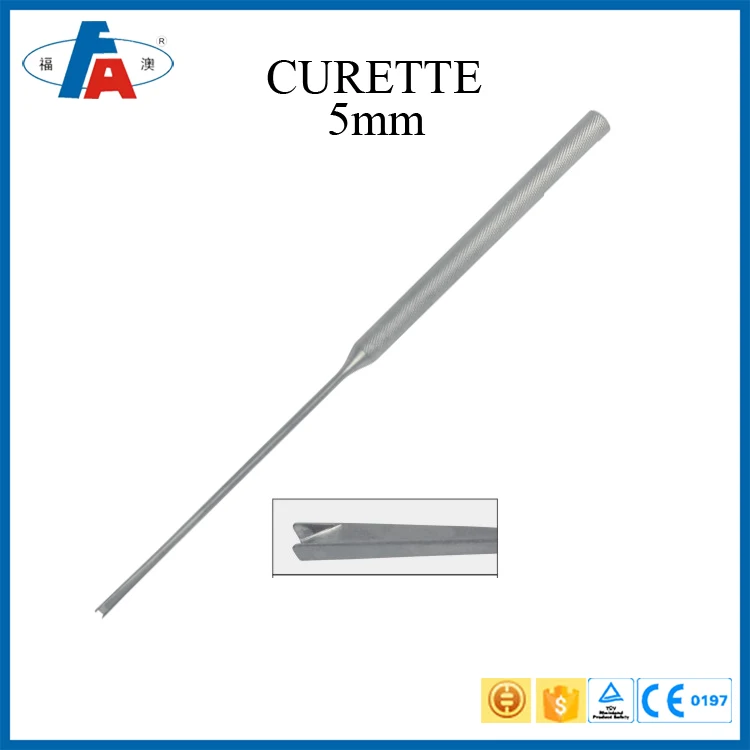 types of medical surgical curette for arthroscope, orthopedics instruments