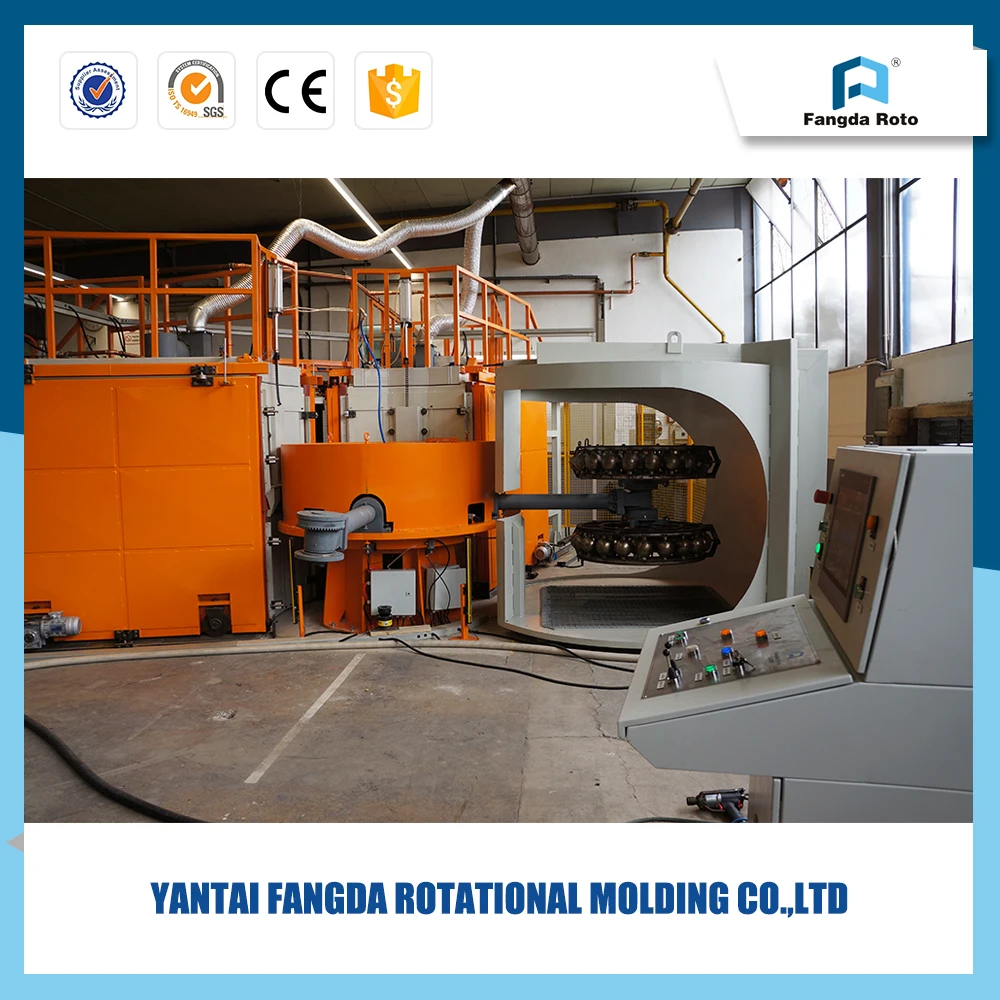 
FANGDA Carousel Rotomolding Machine For PVC Making 