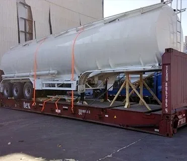 Quality 40000 liters Stainless steel oil tank trailer and gas tanker truck for sale