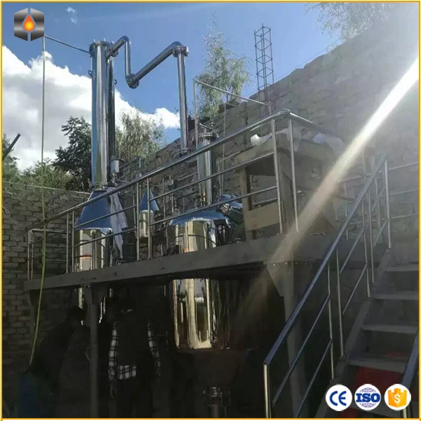 Medium Scale Alibaba Rosemary Sandalwood Ginger Essential Oil Extracting Machinery