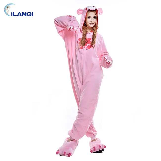 
Wholesale animal cosplay costume pink gloomy bear cartoon pajamas for halloween 