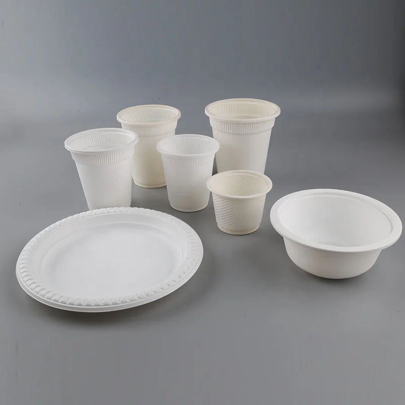 Promotion Eco Driendly Plastic Disposable Party Plate Cup Biodegradable Plates And Cups