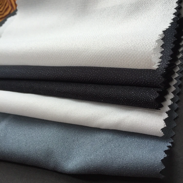
Custom Design Woven Fusible Hair Interlining Stock Fabric for Coats 