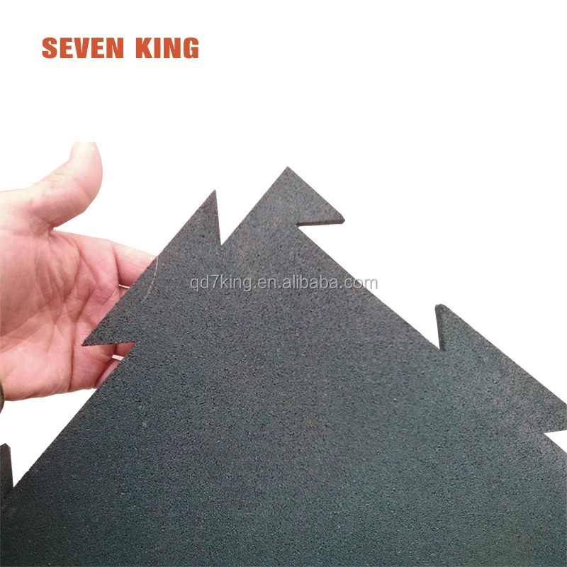 QD 7king China Manufacturer outdoor tiles rubber flooring for gym rubber mat