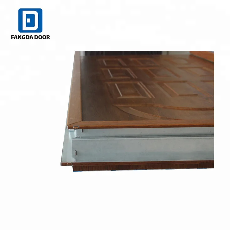 Fangda triangle design exterior security doors metal door hot sale in Poland market