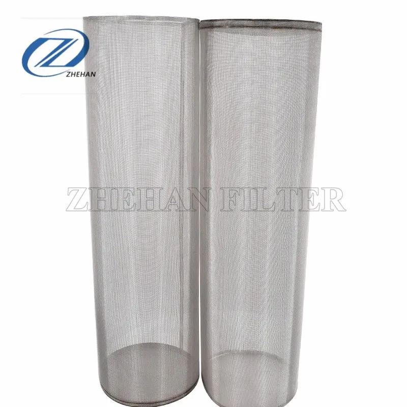 Stainless steel tubular filter, multi-layer woven filter cartridge, shampoo, perfume, essential oil impurity purification